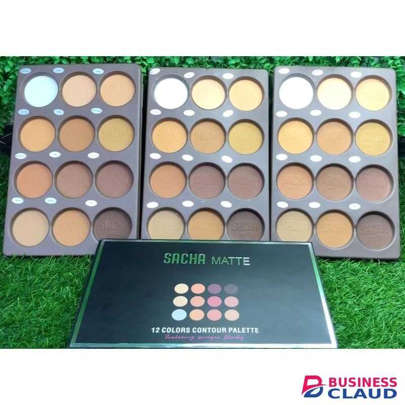 Beauty SACHA Contour Setting Palette Shades MUA Professional Makeup Artistry Palette