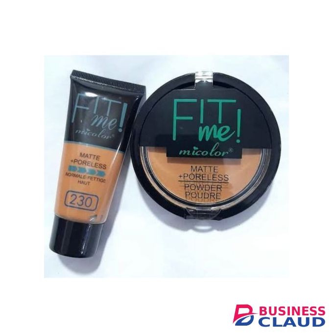 Micolor 2 In 1 Fit Me Matte Poreless Powder & Liquid Foundation