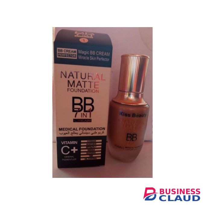 Kiss Beauty Natural Matte Foundation BB Cream 7 In 1 Medical
