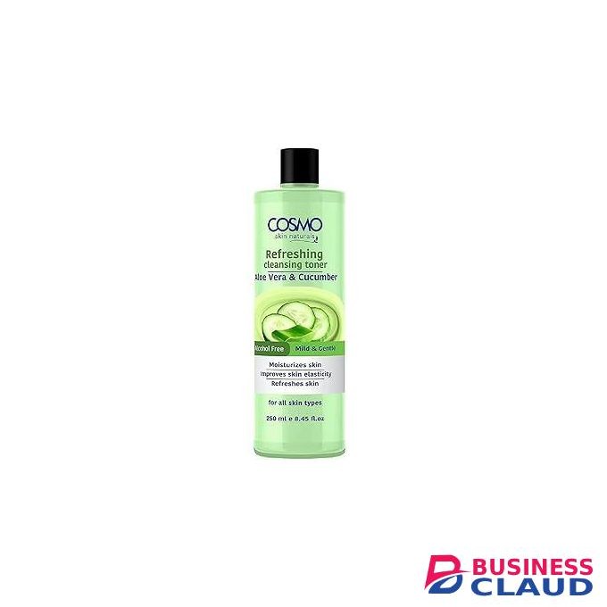 Cosmo ALOE VERA & CUCUMBER FACIAL CLEANSING TONER 250ML