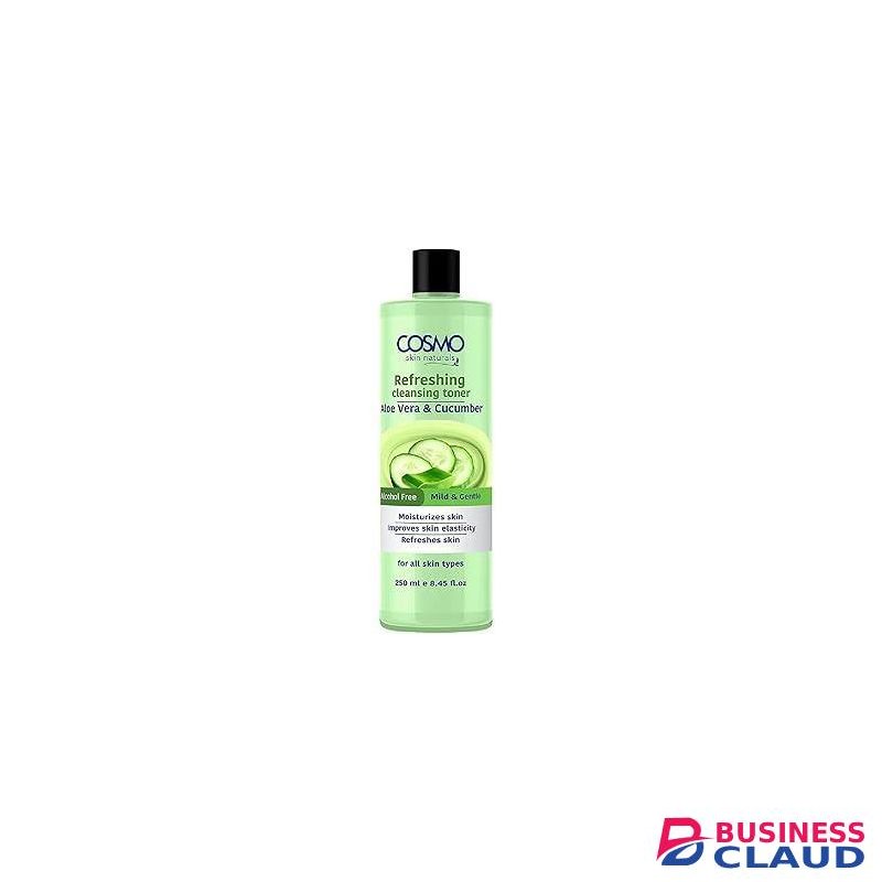 Cosmo ALOE VERA & CUCUMBER FACIAL CLEANSING TONER 250ML