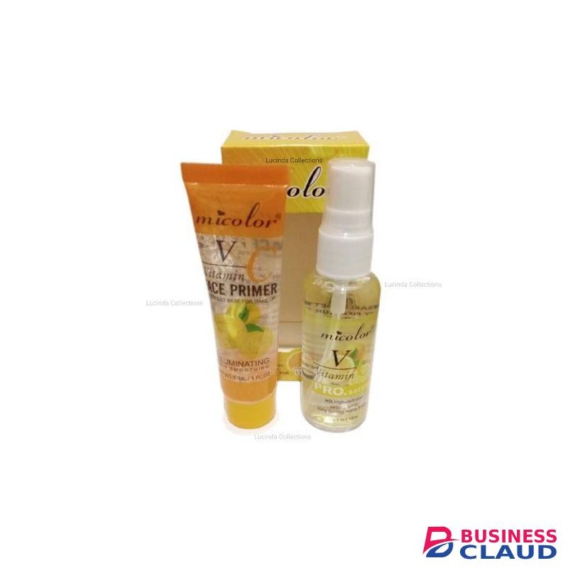 Micolor 2 In 1 Vitamin C Face Primer + Pro Setting Spray Fixer