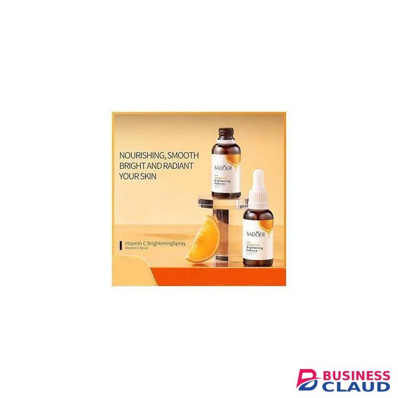 SADOER 3 Pieces Vitamin C Serum, Face Brightening Vitamin C Essence , Awakens Skin Vitality, Moisturizing, Anti Wrinkles, Anti Aging, Whiten Dark Spots SET OF 3