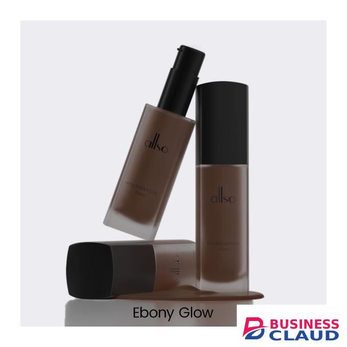 Allso Poreless Soft Matte Longwear Foundation - Ebony Glow