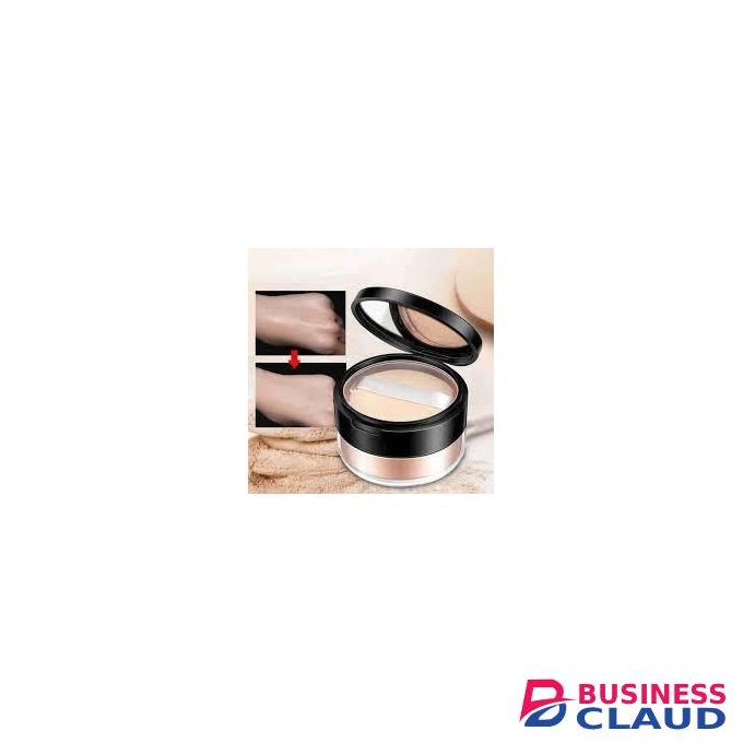 Kiss Beauty Translucent Feather Light Finishing Natural Loose Powder With puff & Mirror Compact