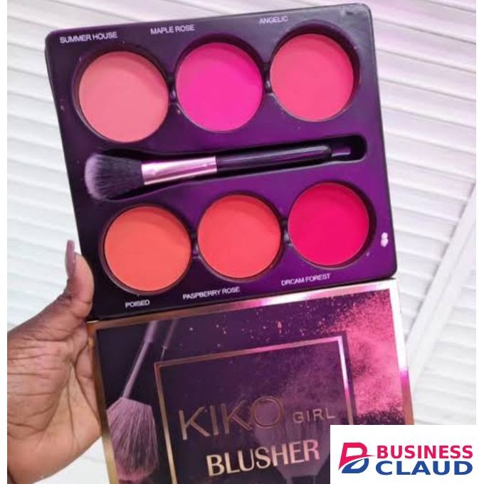 Kiko Blush palette with brush + free liquid blush