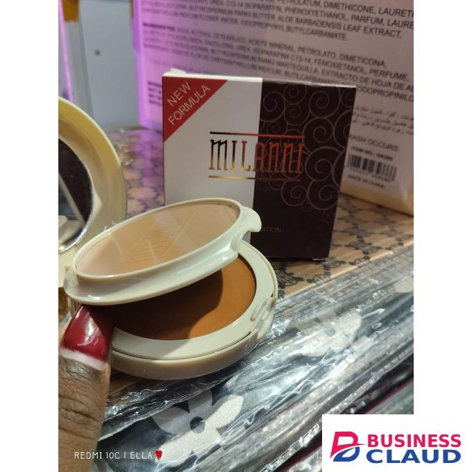 Beauty 2 IN 1 Matte Finish Powder With Foundation,Mirror & Makeup Sponge INSIDE