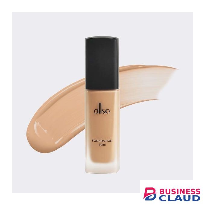 Allso Poreless Soft Matte Longwear Foundation, Chestnut