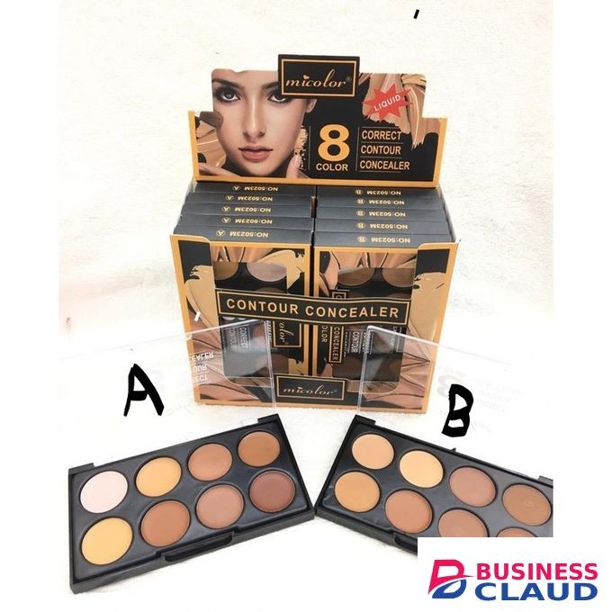 Micolor 3 IN 1 Brighten Contour Concealer Palette