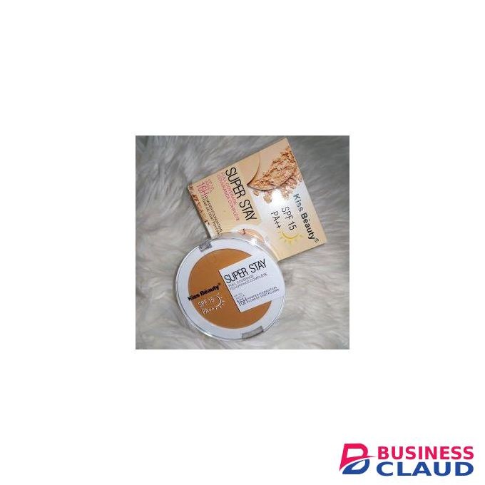 Kiss Beauty Super Stay Full Coverage 16H Color 1,2 & 3 Spf 15 Pa ++ Super Stay Powder Foundation