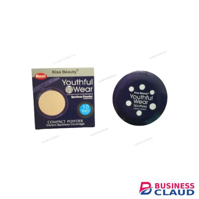 Kiss Beauty Youthful Wear Spotless Compact Instant Coverage Powder