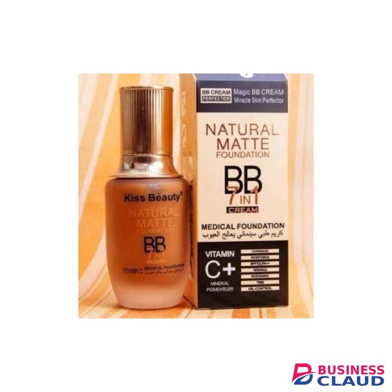 Kiss Beauty Bb Kiss Beauty Natural Matte Foundation BB Cream 7 In 1 Medical