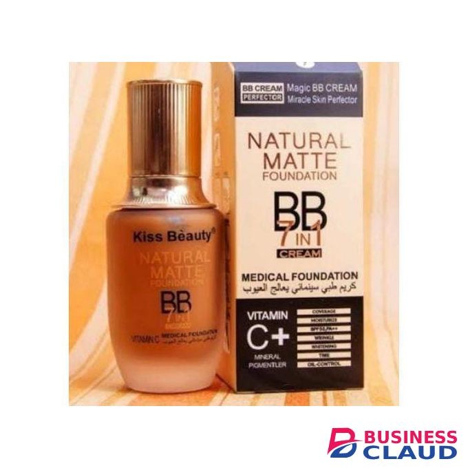 Kiss Beauty Bb Kiss Beauty Natural Matte Foundation BB Cream 7 In 1 Medical