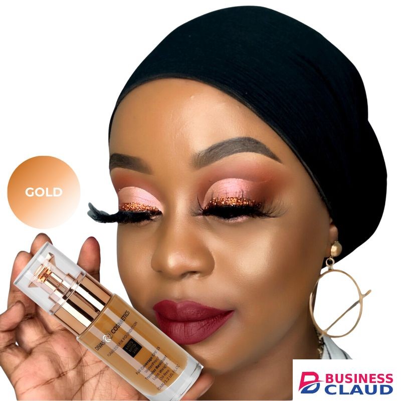 Divas cosmetics Flawless Fix Foundation SPF 15 - Gold