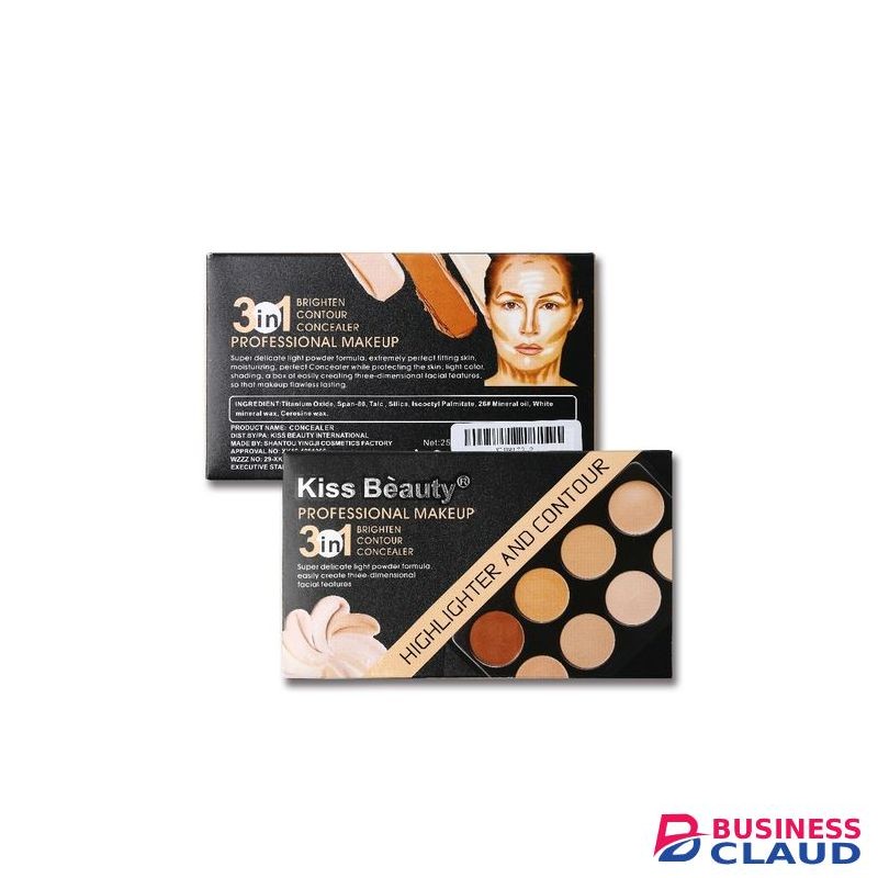 Kiss Beauty Highlighter, Contour & Concealer
