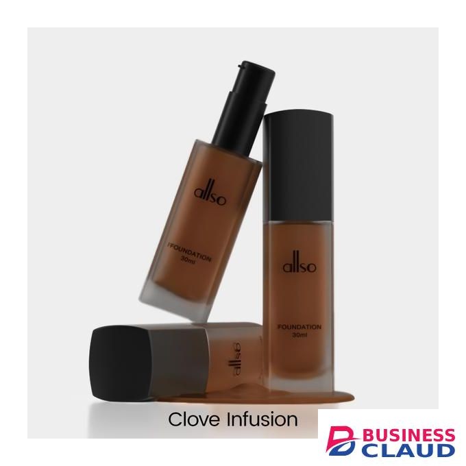 Allso Poreless Soft Matte Longwear Foundation - Clove Infusion