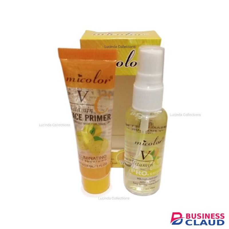 Micolor Vitamin C Face Primer + Pro Setting Spray Fixer