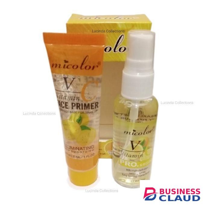Micolor Vitamin C Face Primer + Pro Setting Spray Fixer