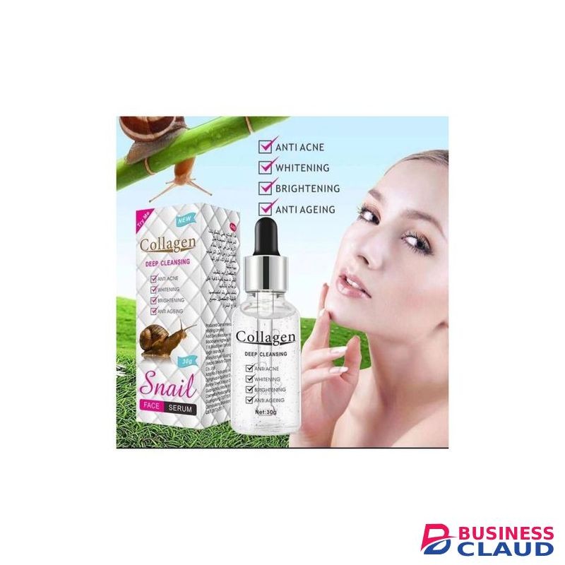 Collagen Snail Face Serum, Anti-Aging, Anti-Acne, Whitening.