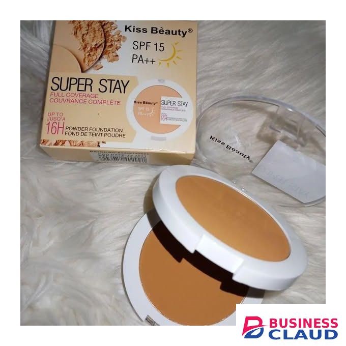 Kiss Beauty Bb Super Stay Full Coverage 16H Color 1,2 & 3 Spf 15 Pa ++ Super Stay Powder Foundation