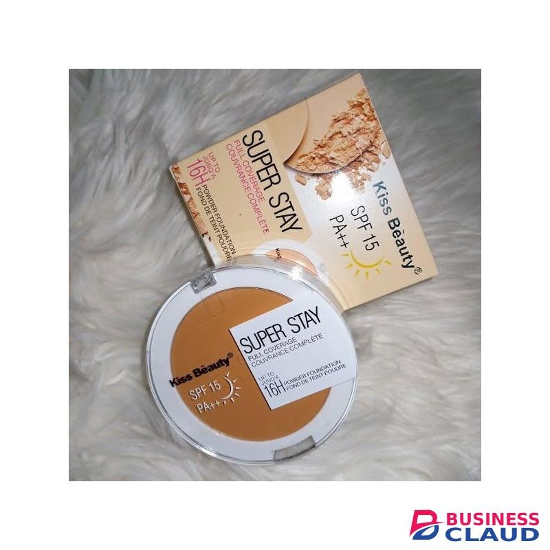 Kiss Beauty Bb Super Stay Full Coverage 16H Color 1,2 & 3 Spf 15 Pa ++ Super Stay Powder Foundation