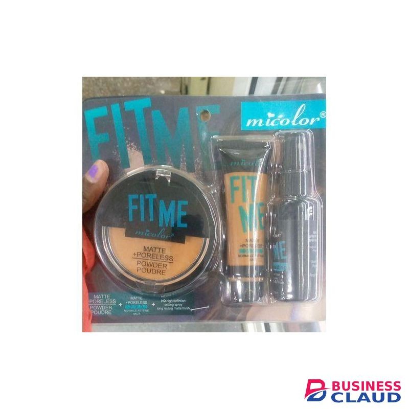 Matte fixing powder