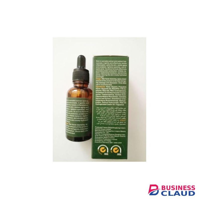 Guanjing Hemp Oil Face Serum 5000mg Herb Extract