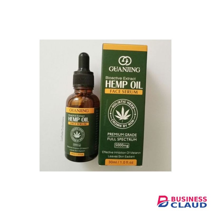 Guanjing Hemp Oil Face Serum 5000mg Herb Extract