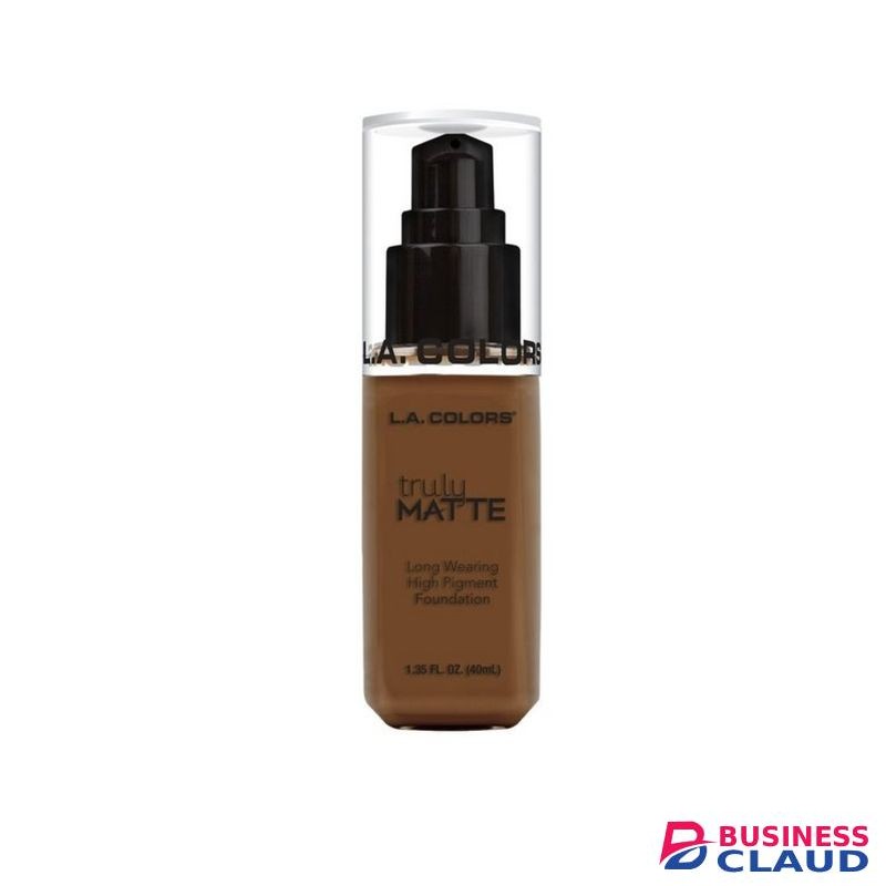 L.A. Colors Truly Matte Foundation-Mahogany