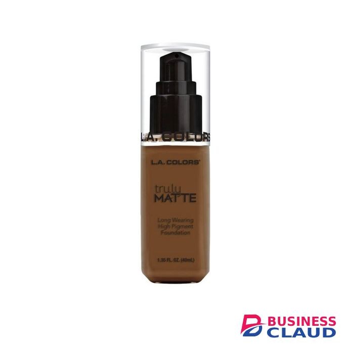 L.A. Colors Truly Matte Foundation-Mahogany