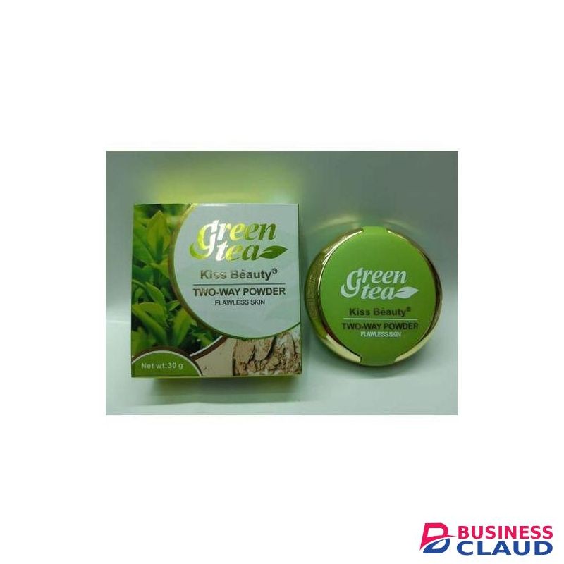 Kiss Beauty Green Tea Two-Way Powder Color 2