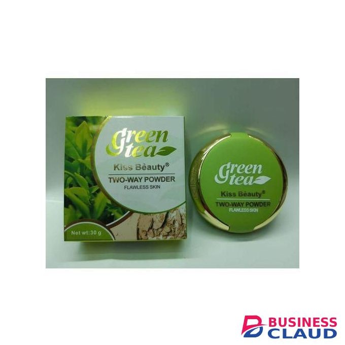 Kiss Beauty Green Tea Two-Way Powder Color 2