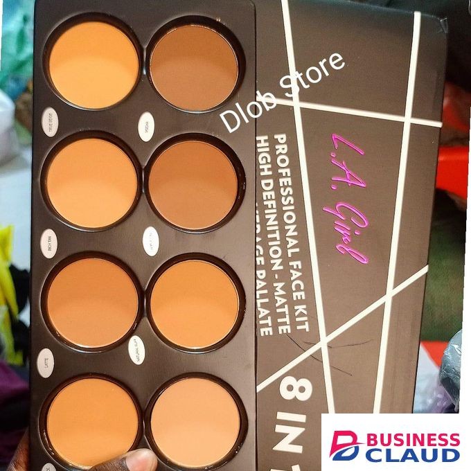 L.A. Girl 8 in 1 contour powder palette Matte 8Shades