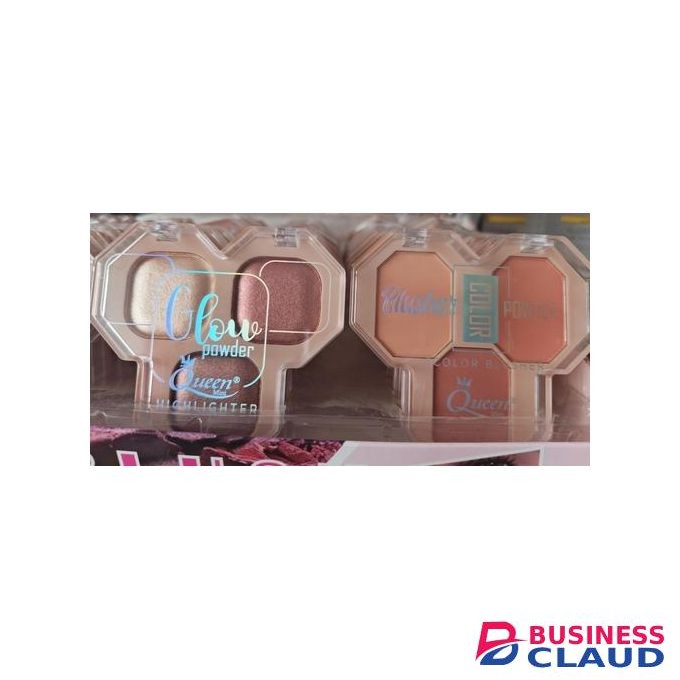 Makeup Blush and Highlighter + free lipstick