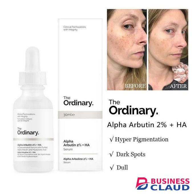 The Ordinary Alpha Arbutin 2% + HA (30ml) Serum.