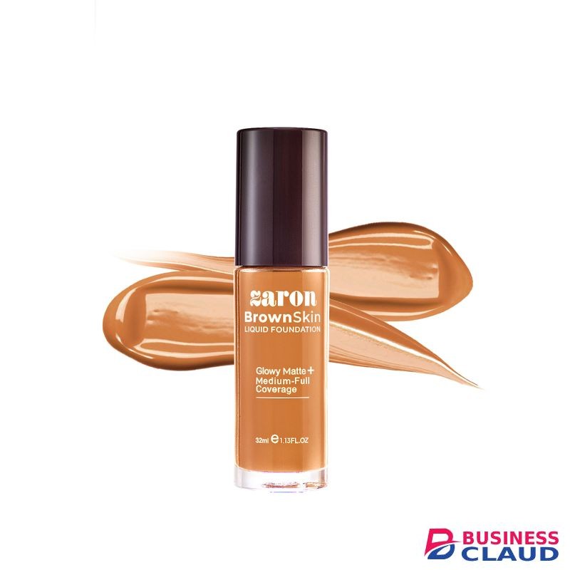 Zaron Cosmetics Brown Skin Liquid Foundation Wood