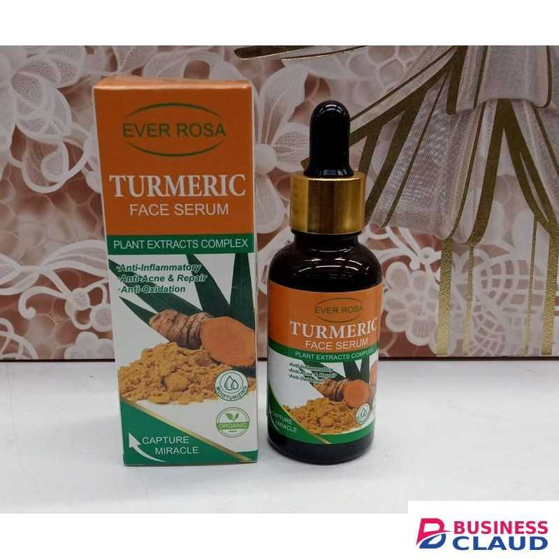 Ever RosaTurmeric Plant Extract Face Serum