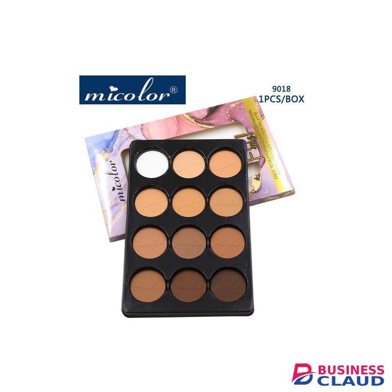 Micolor Fit Me 12 In 1 Face Hd Powder Palette