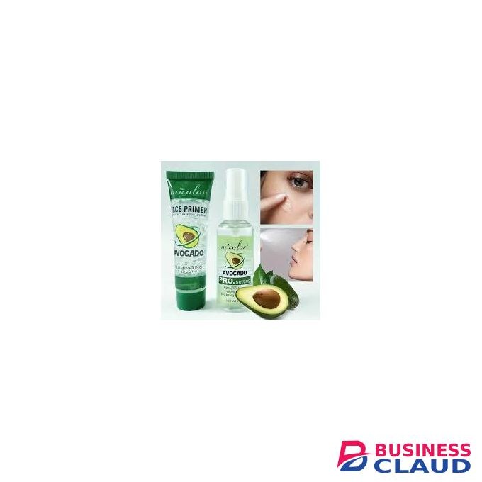 Micolor Avocado 2 in 1 Primer Spray & Setting Spray Makeup Kit For Face
