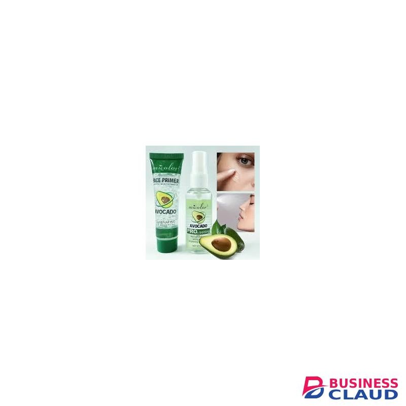 Micolor Avocado Primer Spray & Setting Spray Makeup Kit For Face