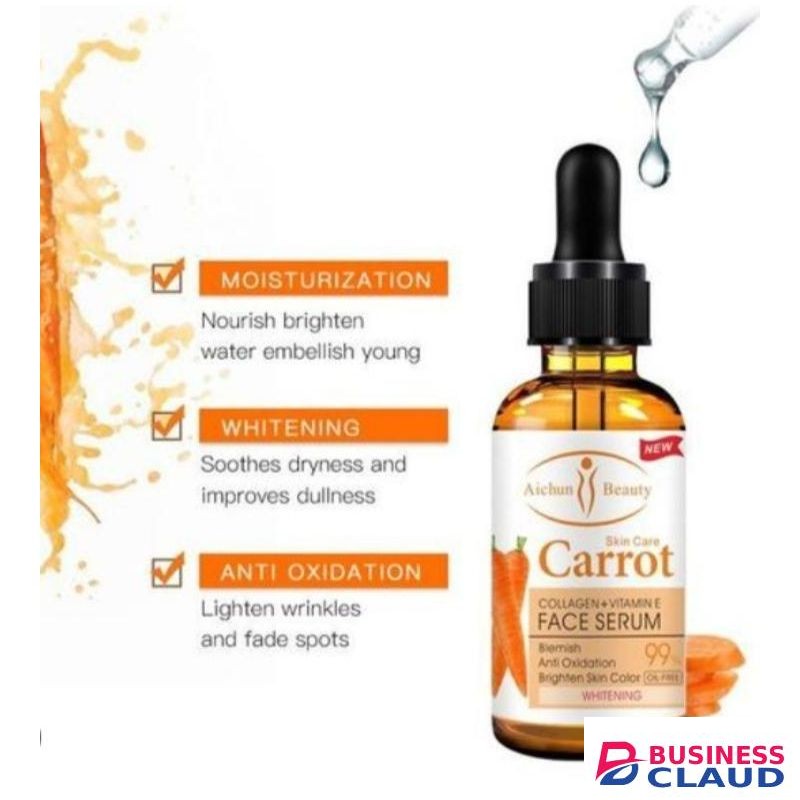 Aichun Beauty Collagen + Vitamin E Carrot Face Serum