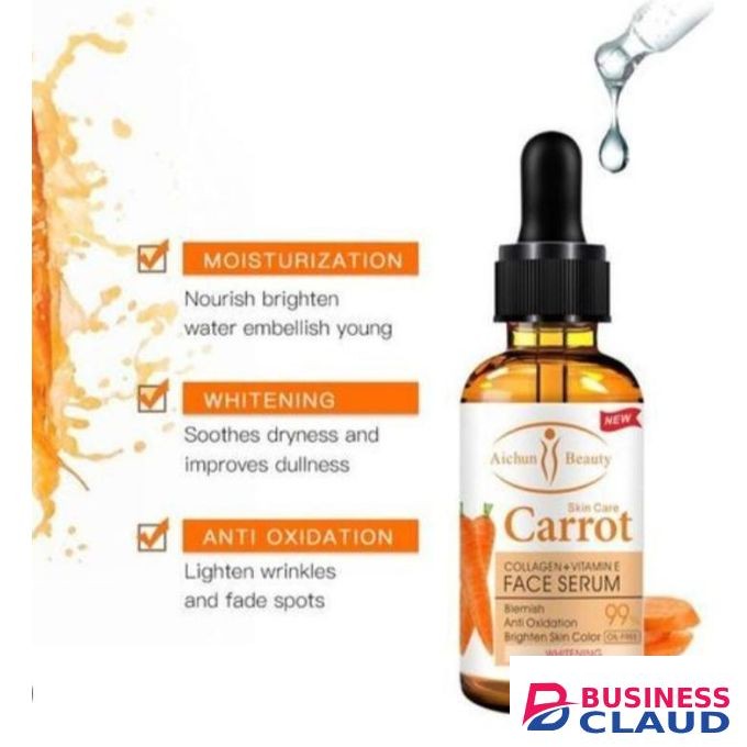 Aichun Beauty Collagen + Vitamin E Carrot Face Serum