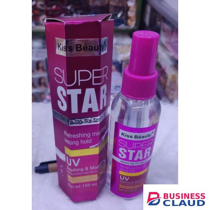 Kiss Beauty UV Protect LongLasting Finish Spray Setting Spray Make-up Fixer+FREE Primer