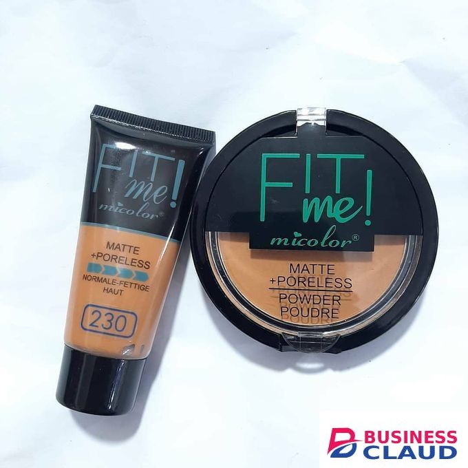 Micolor Poreless Fitme Matte Powder And Liquid Foundation