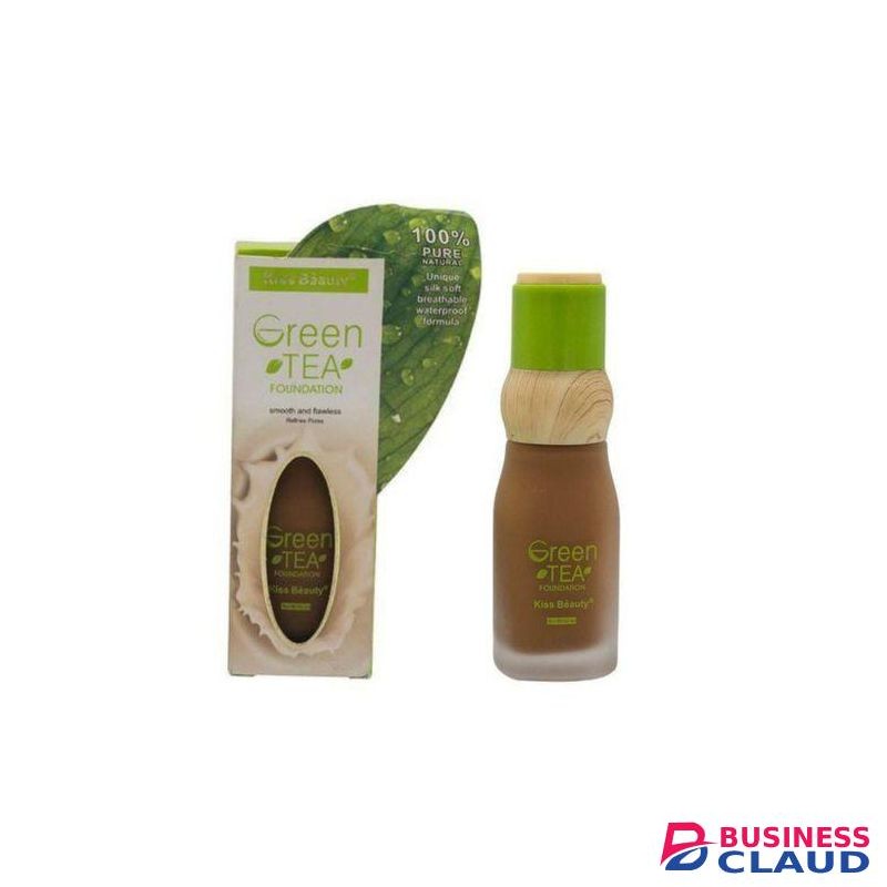 Kiss Beauty Green Tea Foundation Smooth & Flawless Refines Pores