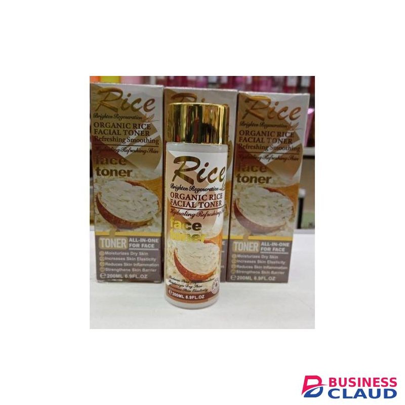 Wokali Organic Rice Facial Toner, Refreshing smoothing, hydrating - 200ml