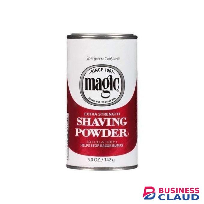 Soft sheen Carson Magic Regular Strength Shaving Powder.