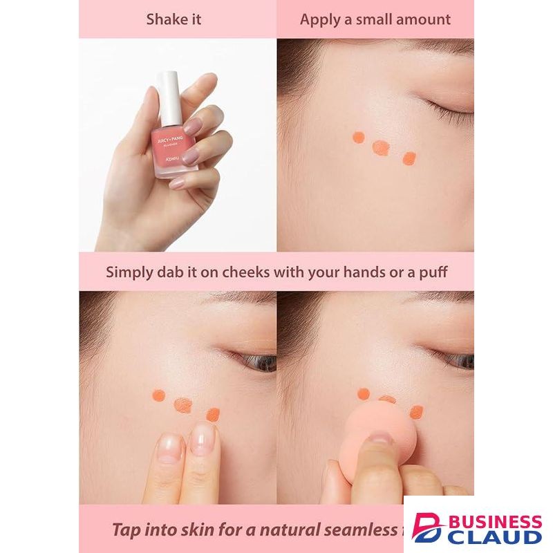 A'PIEU Juicy Pang Water Blusher, Dewy-Liquid Cheek Color with Fruity Tint and Soft Blendable Texture,Fruit Extract Blend, Rose Flower Water, Shade no PK01,9g