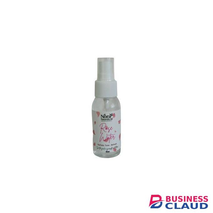 Nora Natural Pure Rose Water – (65ml) Hydrate, Soothe, Refresh