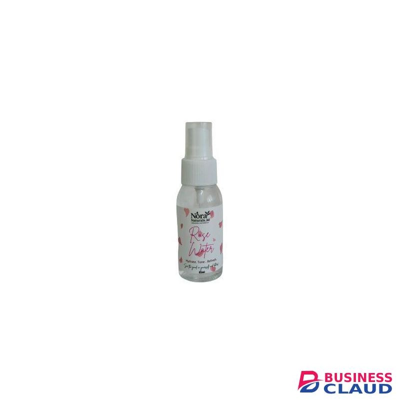 Nora Natural Pure Rose Water – (65ml) Hydrate, Soothe, Refresh